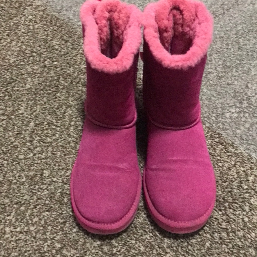 Pink boots